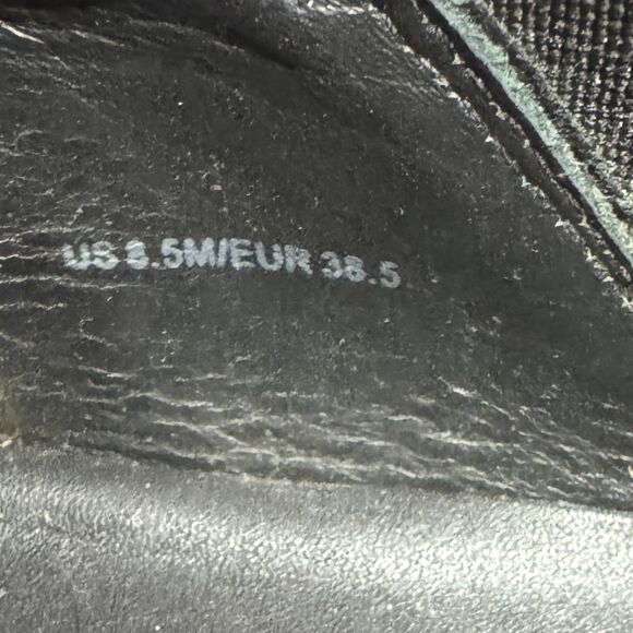 VINCE Warren Platform Slip-On Sneakers, black/white, Size 8.5 - Picture 6 of 6